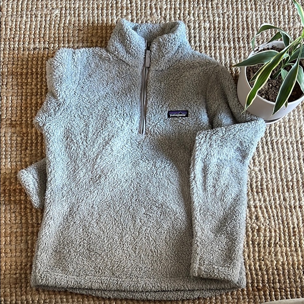 Patagonia Gray Fleece quarter Zip